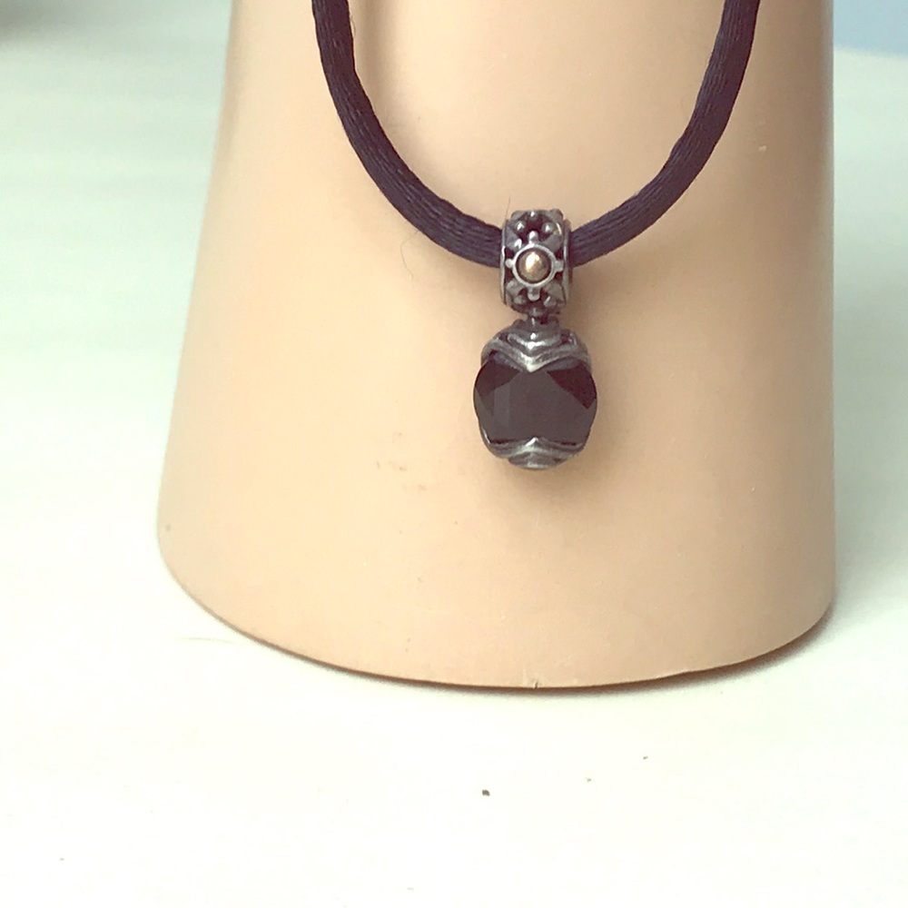 JOHN HARDY 925 Black Onyx Batu Sari Necklace